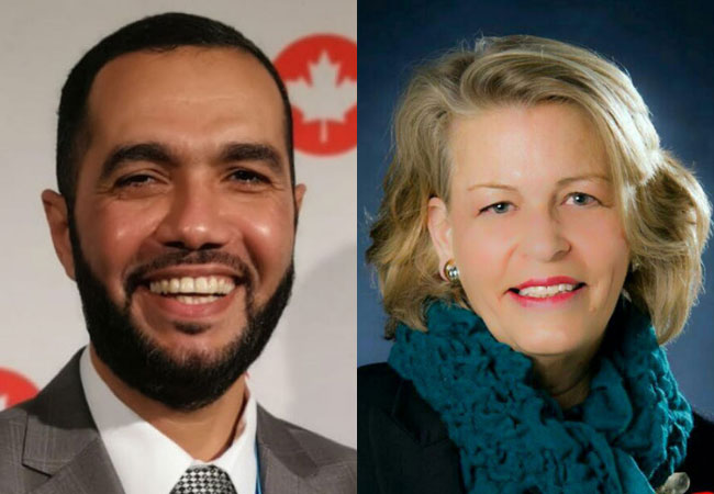 Dr. Ismail Fayed&nbsp;(left) and&nbsp;Dr. Jill Cummings&nbsp;