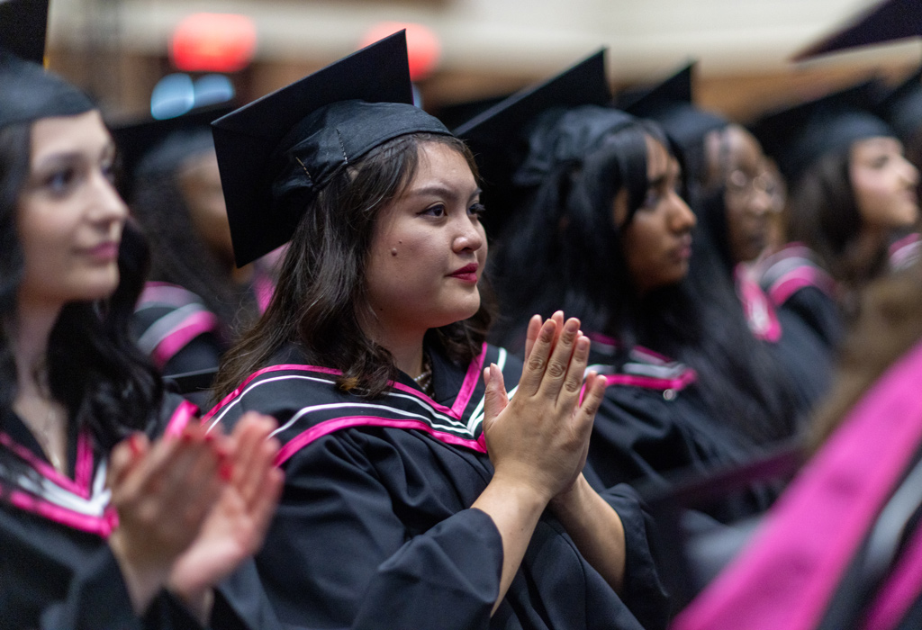 grad crowd